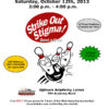 ‘Strike Out Stigma!’ Bowl-a-thon Fundraiser 2013 Promotional Poster - Artbeat Studio S.O.S