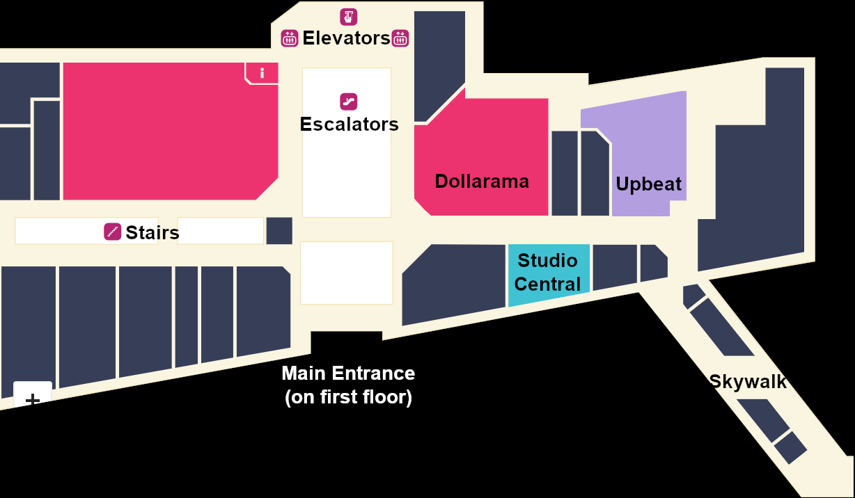 Map of the PPSC second floor