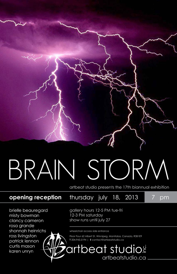 Brain Storm Web Poster