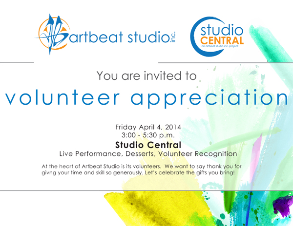 Volunteer Appreciation invite