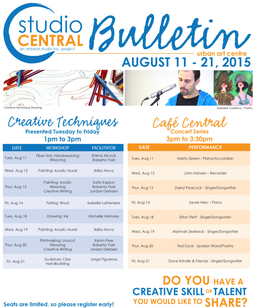 Studio Central Bulletin_Aug 11-21, 2015