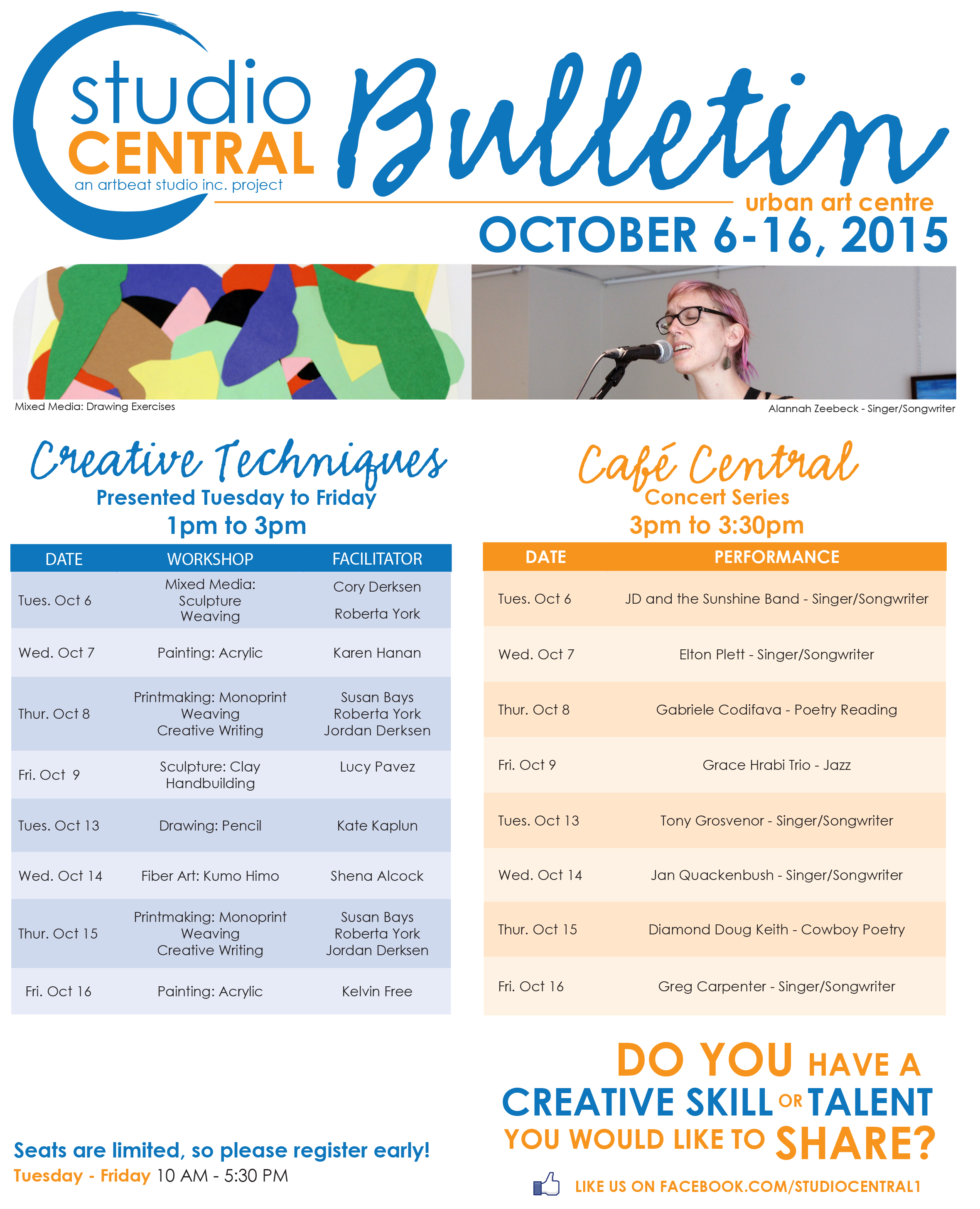 Studio Central Bulletin_Oct6-16, 2015